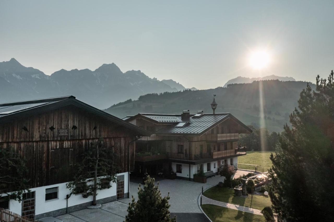 Biohof Ebengut Aparthotel Maria Alm am Steinernen Meer Eksteriør bilde